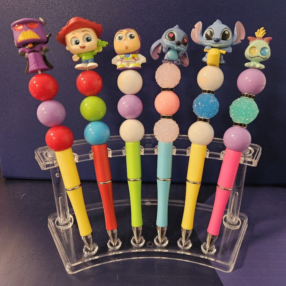 Disney Doorables Character Themed Colorful Pens - Requests Available
